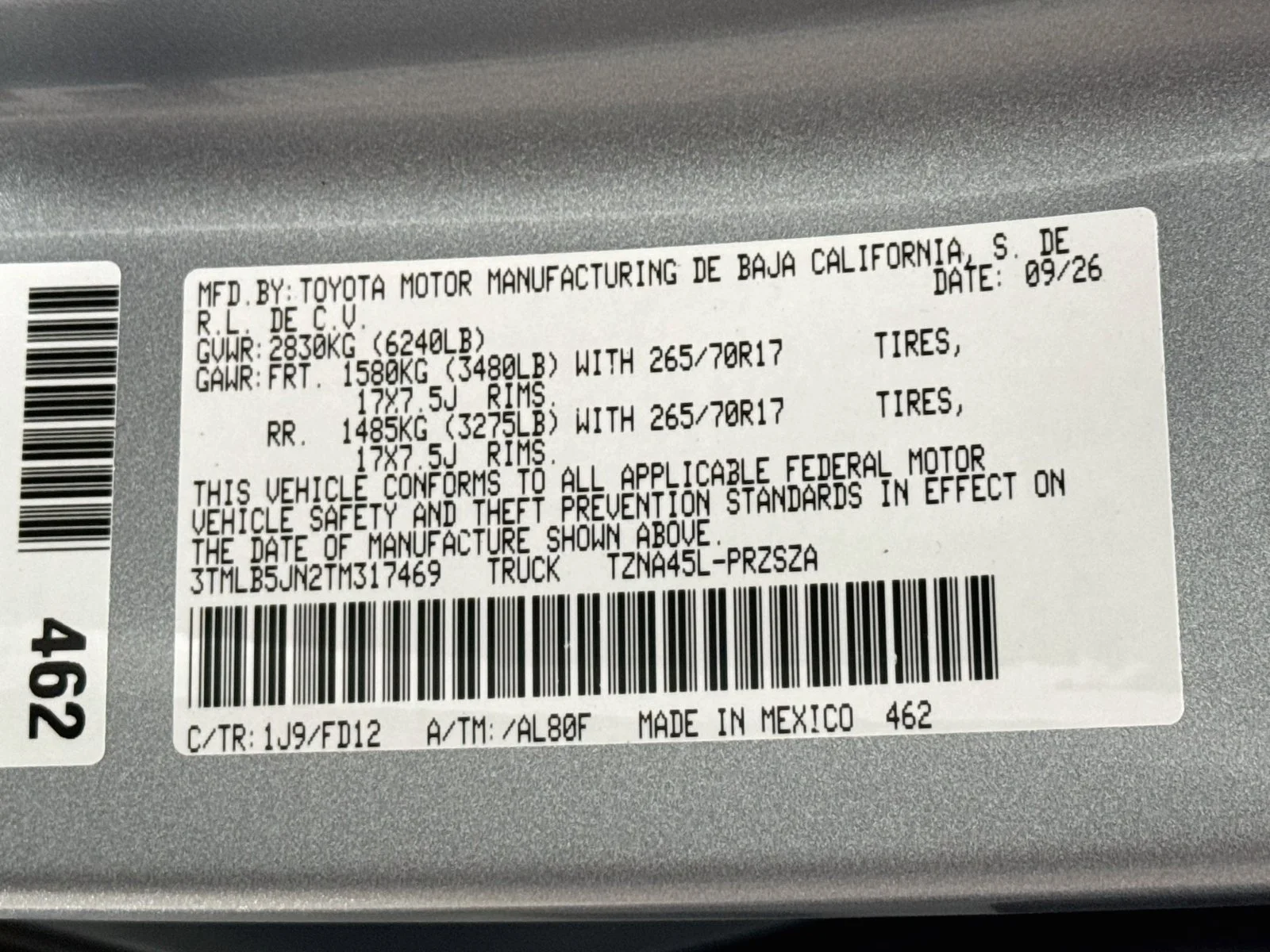 New 2026 Celestial Silver Metallic Toyota  TRD Off-Road image 21