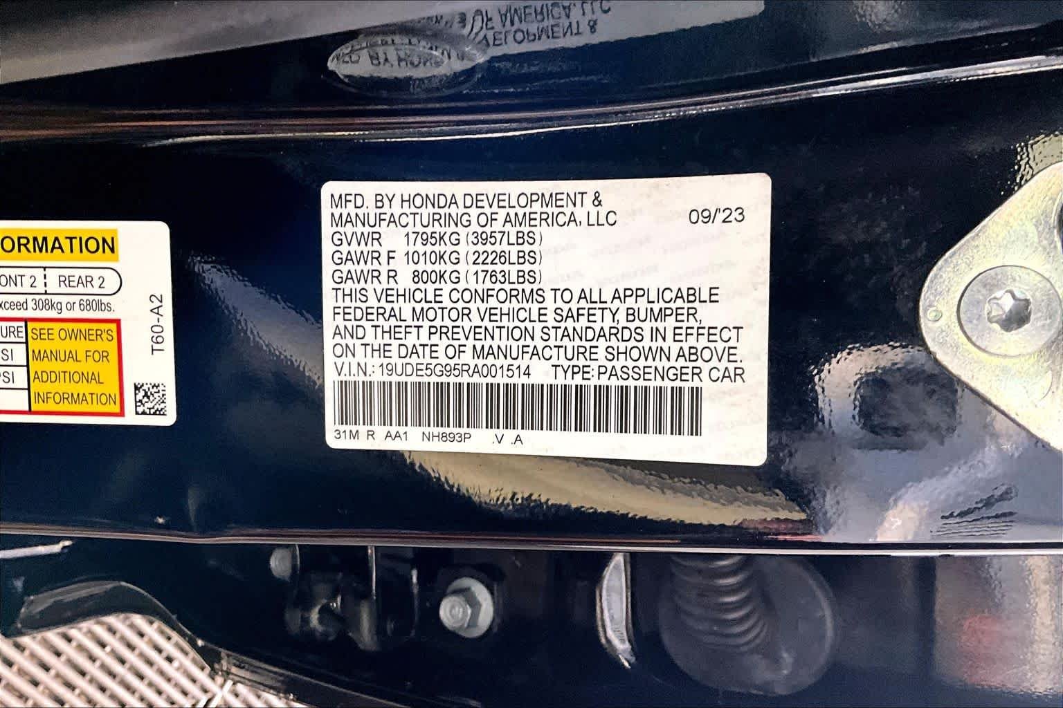 Certified Used 2024 Majestic Black Pearl Acura Type S image 34