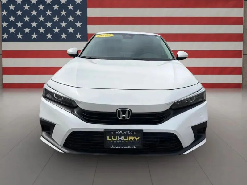 Used 2022 White Honda EX Sedan 4D image 9
