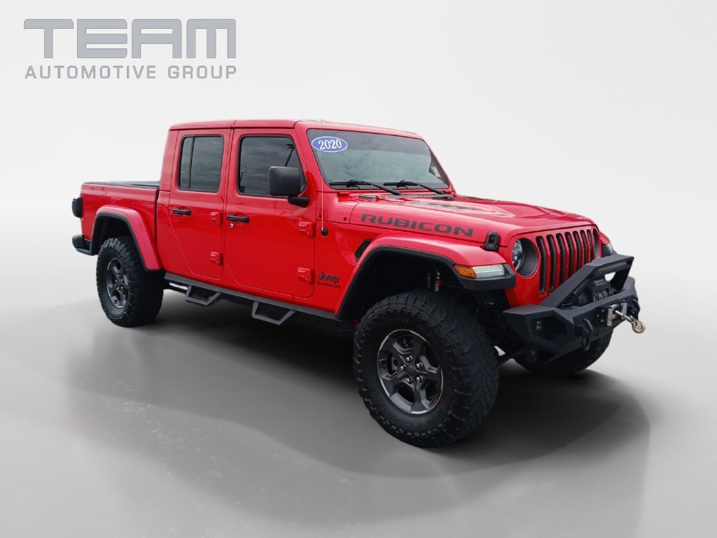Used 2020 Red Jeep Rubicon image 1