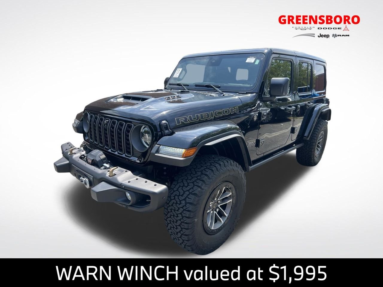 Used 2024 Black Jeep Rubicon 392 image 1