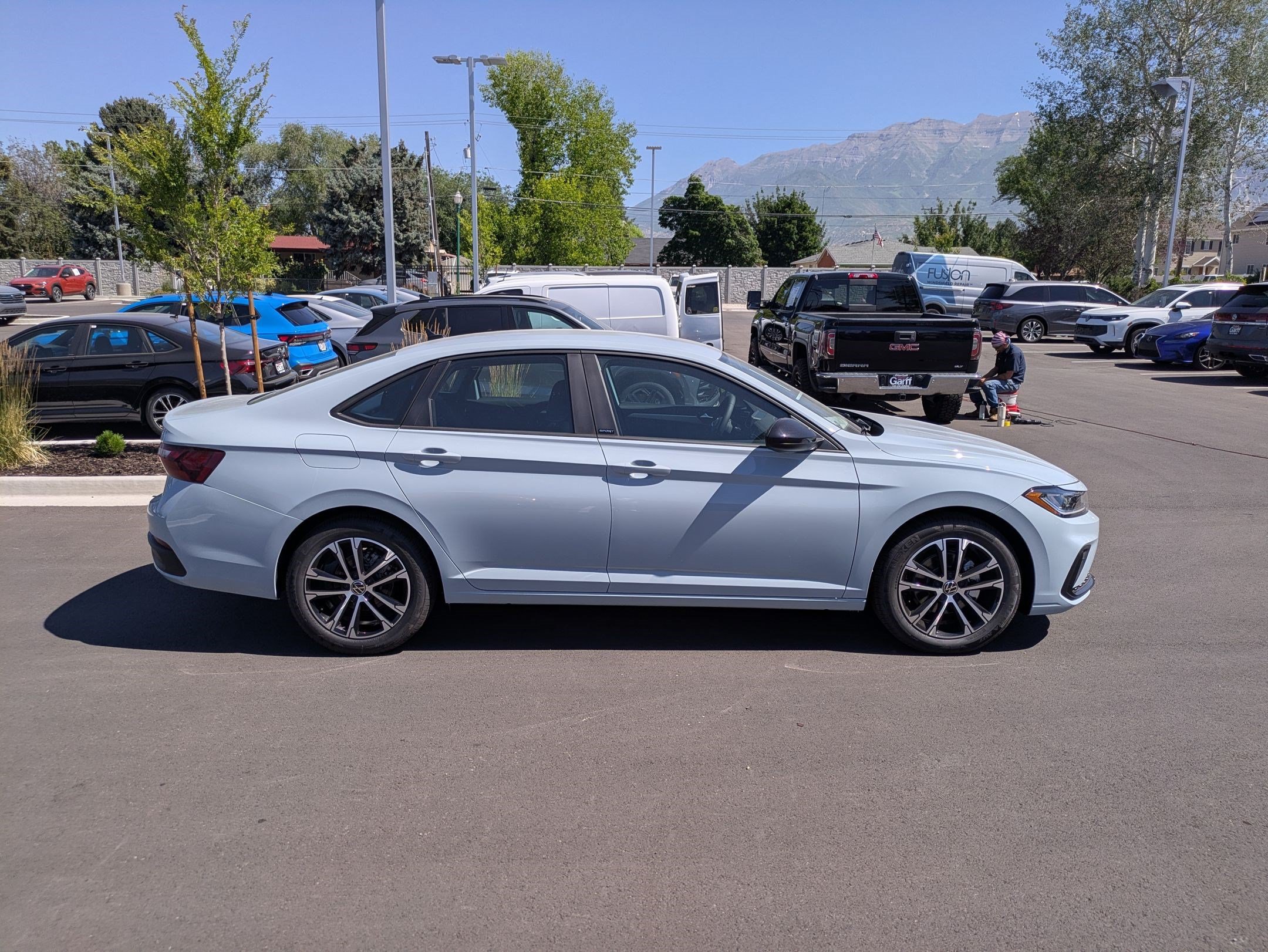 New 2026 Monument Gray Volkswagen Sport image 2