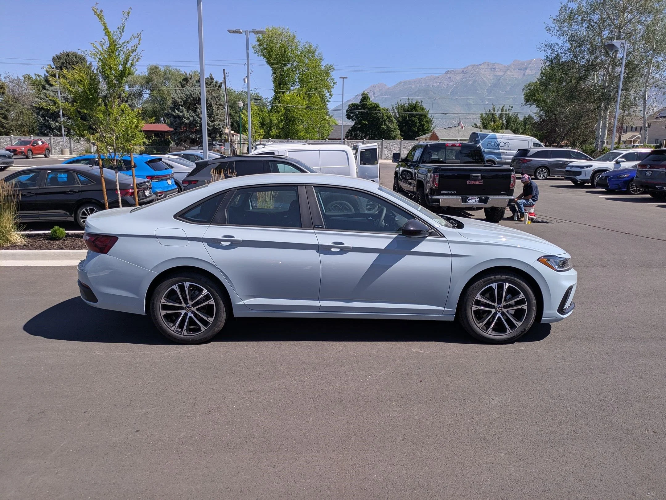 New 2026 Monument Gray Volkswagen Sport image 2