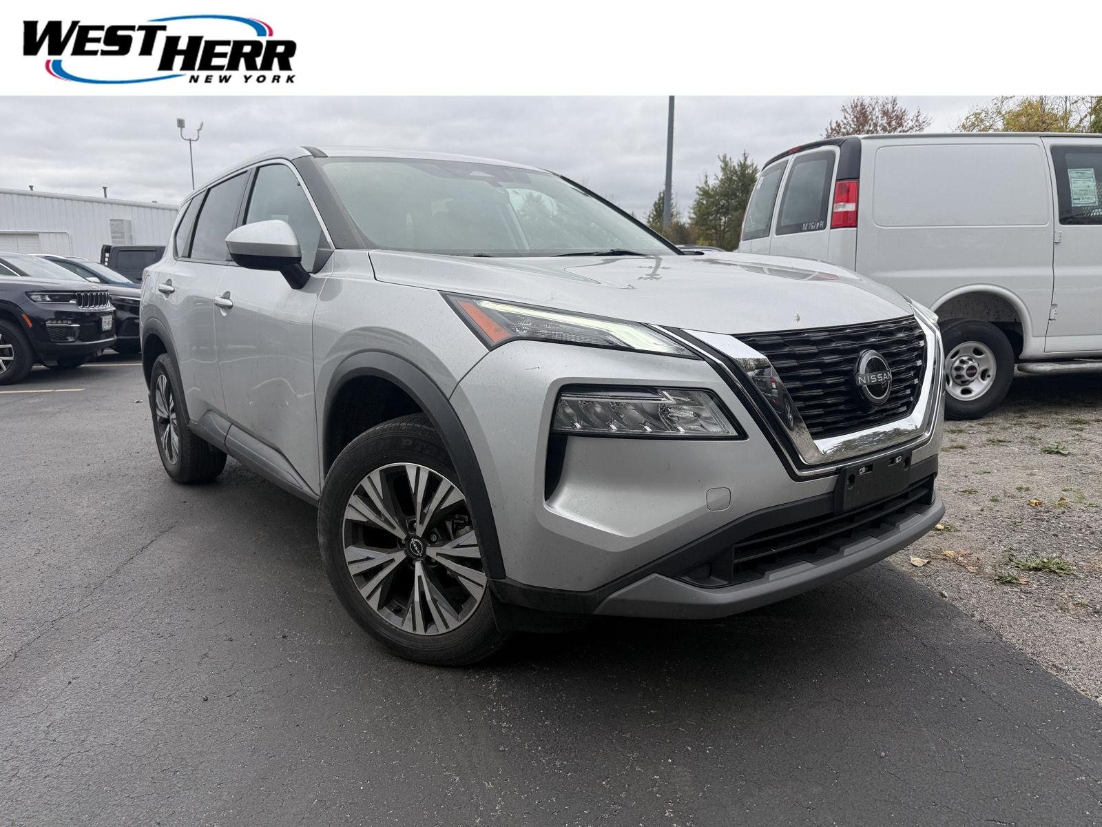 Used 2023 Brilliant Silver Metallic Nissan SV image 1