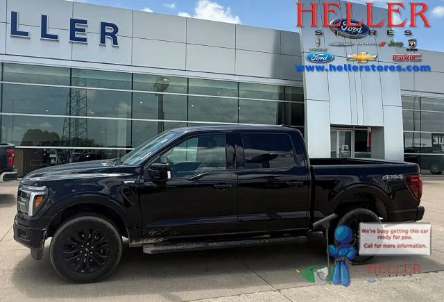 Used 2025 Agate Black Metallic Ford LARIAT image 1