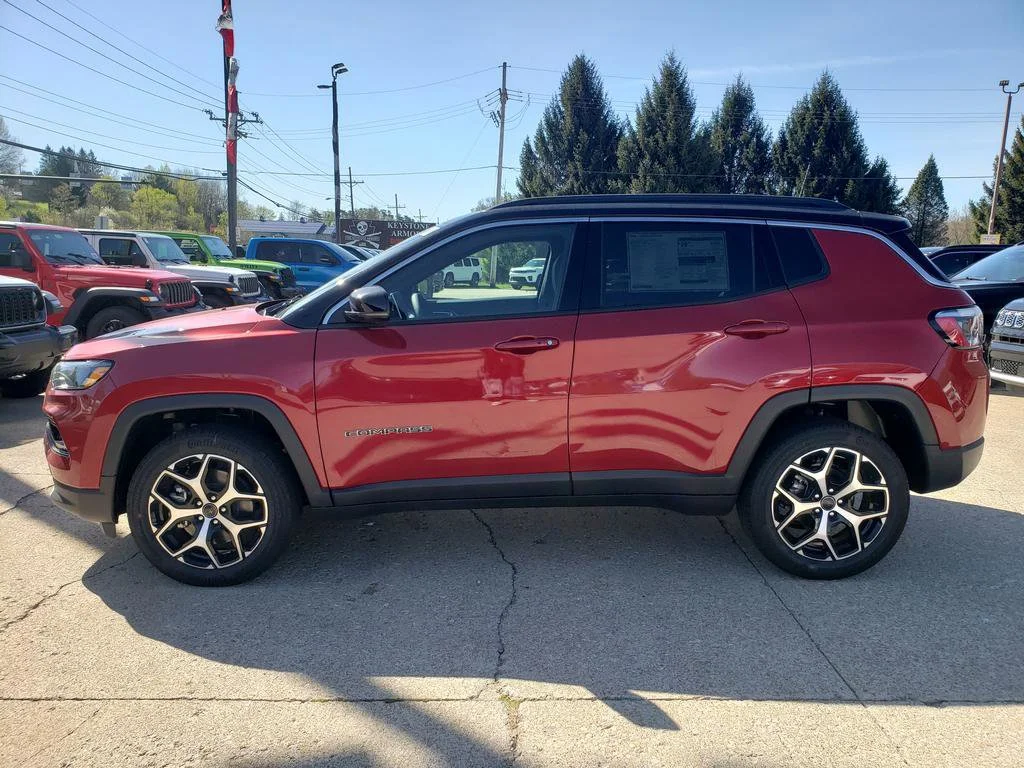 New 2026 Red Hot Pearl-Coat Exterior Paint Jeep Limited image 7