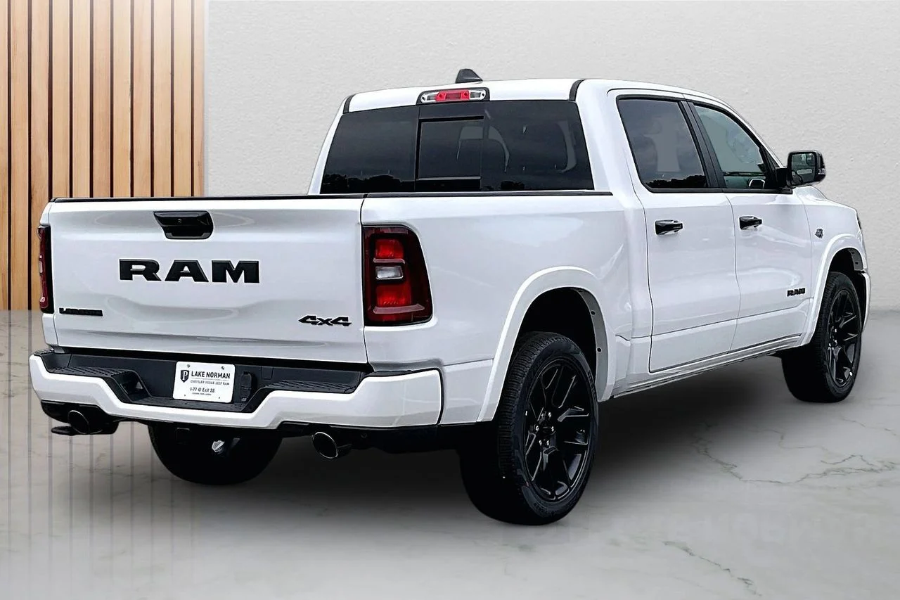New 2026 Ivory White Tri-Coat Pearl-Coat Exterior Paint RAM Laramie image 9