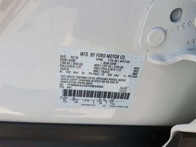 New 2026 Star White Metallic Tri-Coat Ford Tremor® image 13