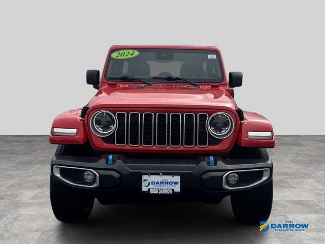 Used 2024 Jeep Wrangler 4xe Sahara 4XE with VIN 1C4RJXP63RW270972 for sale in West Bend, WI