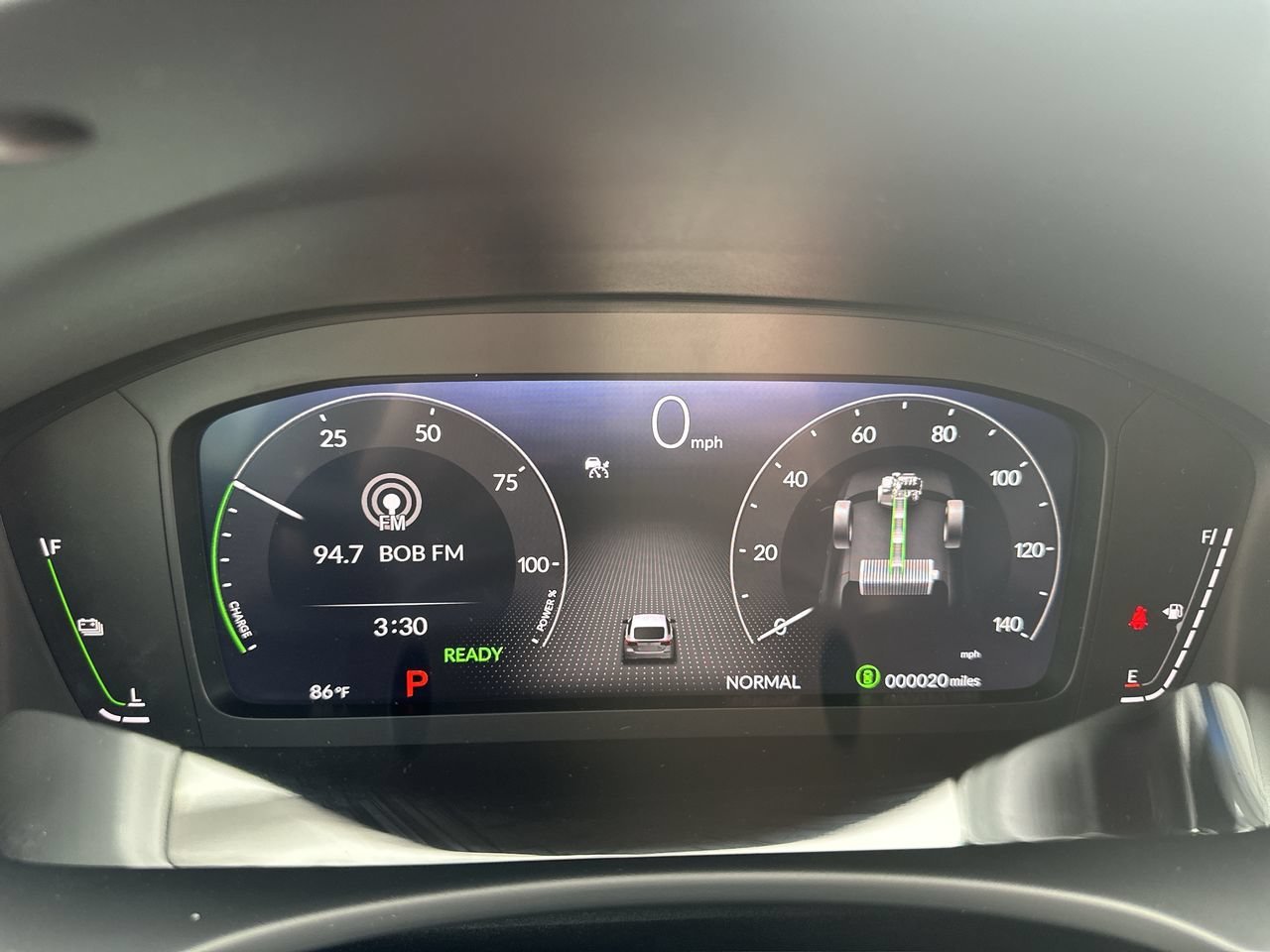 New 2026 Meteorite Gray Metallic Honda FWD Touring Hybrid image 15