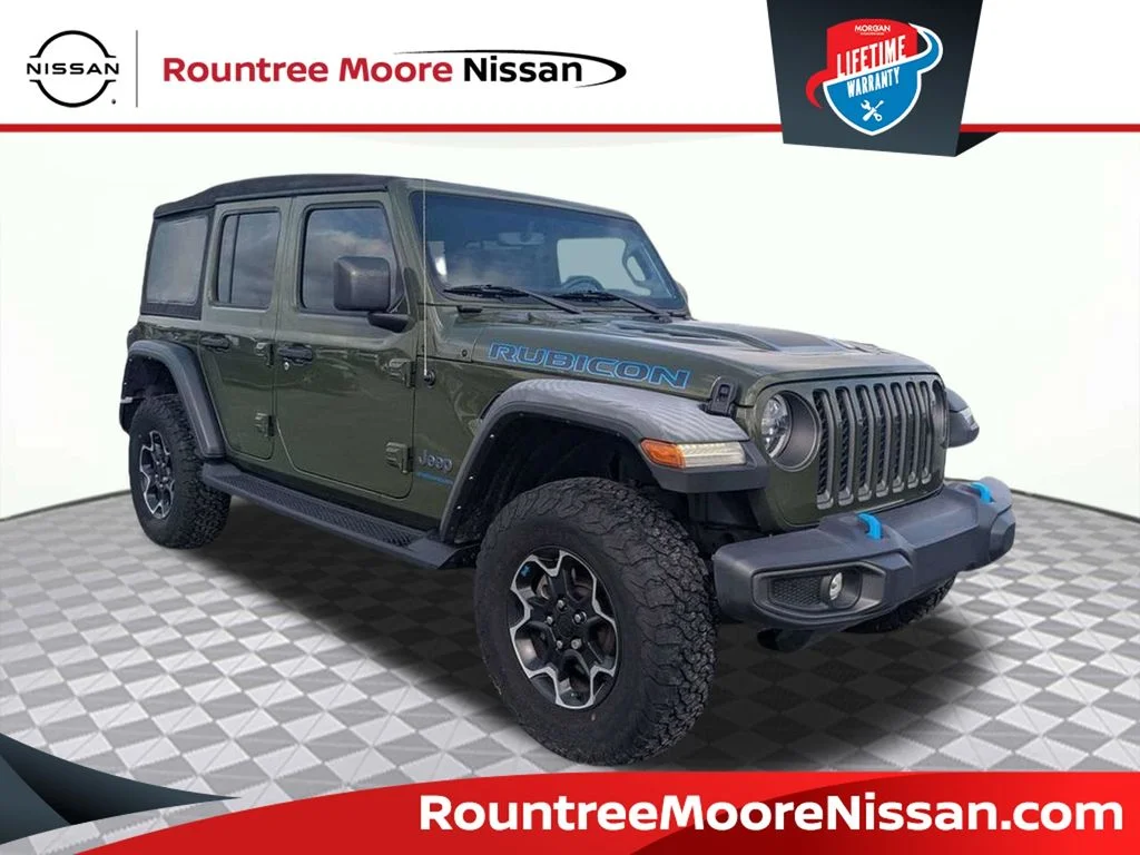 Used 2023 Green Jeep Rubicon 4xe image 1