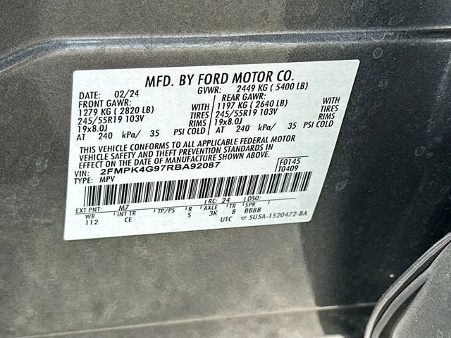 Used 2024 Gray Ford SE image 30