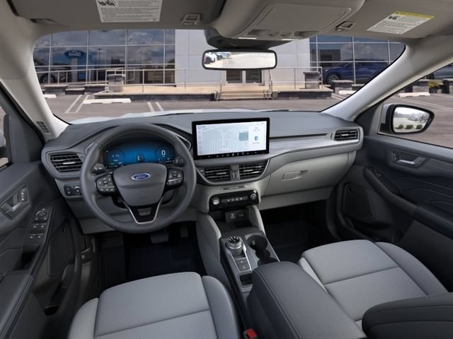 New 2025 Star White Metallic Tri-coat Ford Plug-in Hybrid image 9