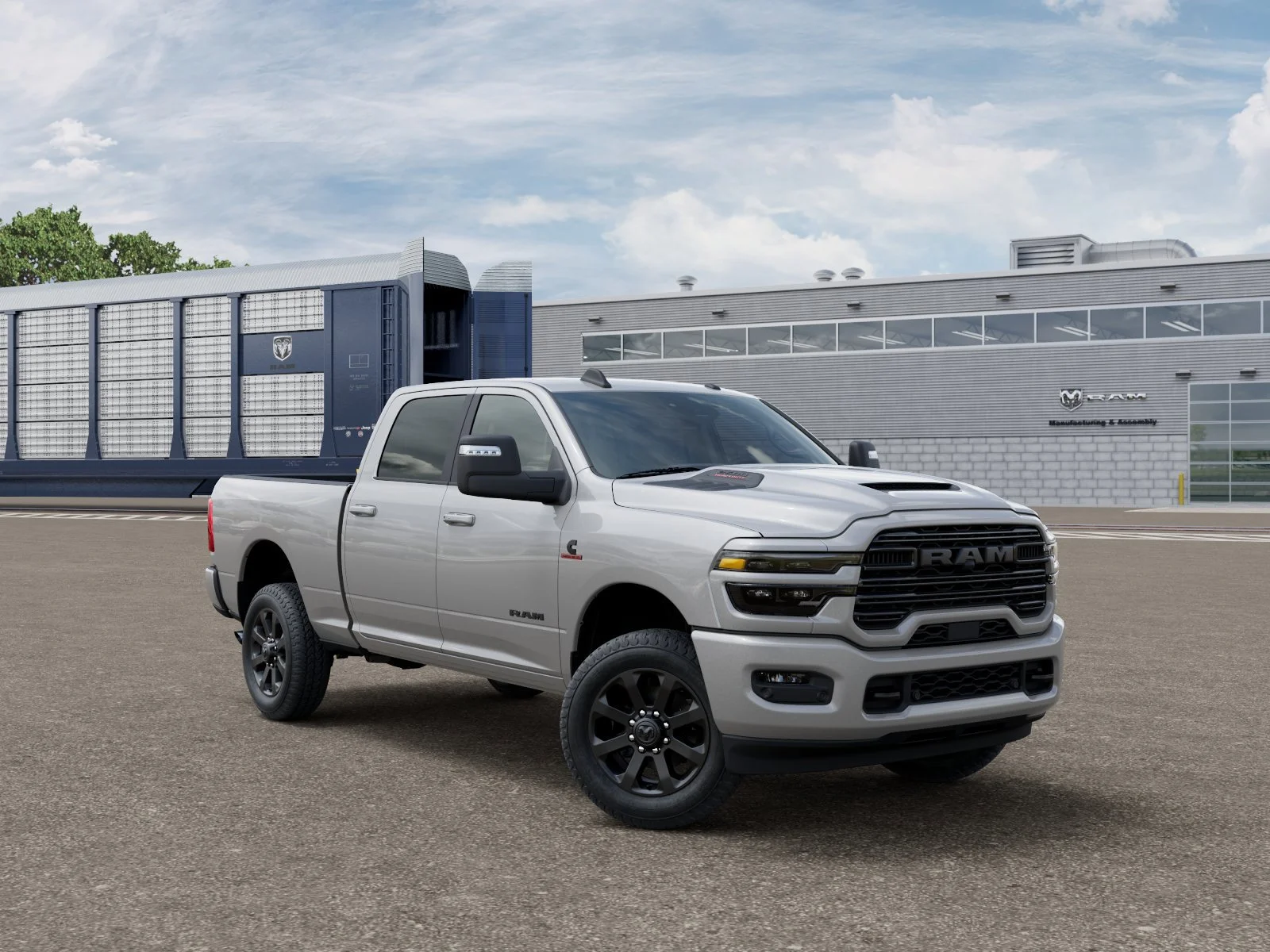 New 2026 Silver-Zynith Exterior Paint RAM Laramie image 6