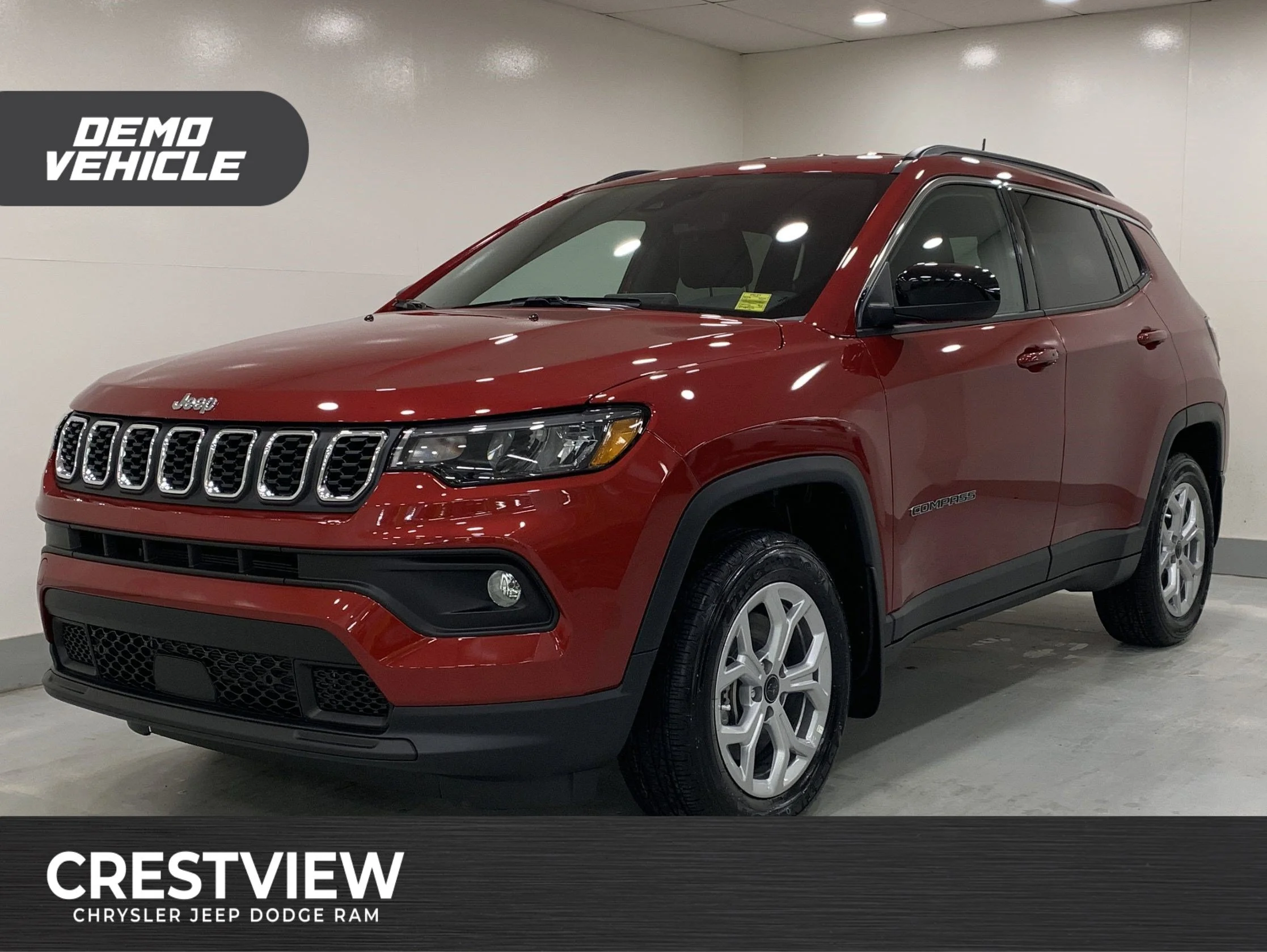 New 2025 Red Hot Pearl Jeep North image 1