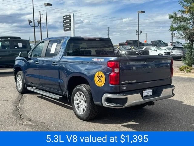 Certified Used 2021 NORTHSKY BLUE METALLIC Chevrolet LT image 3