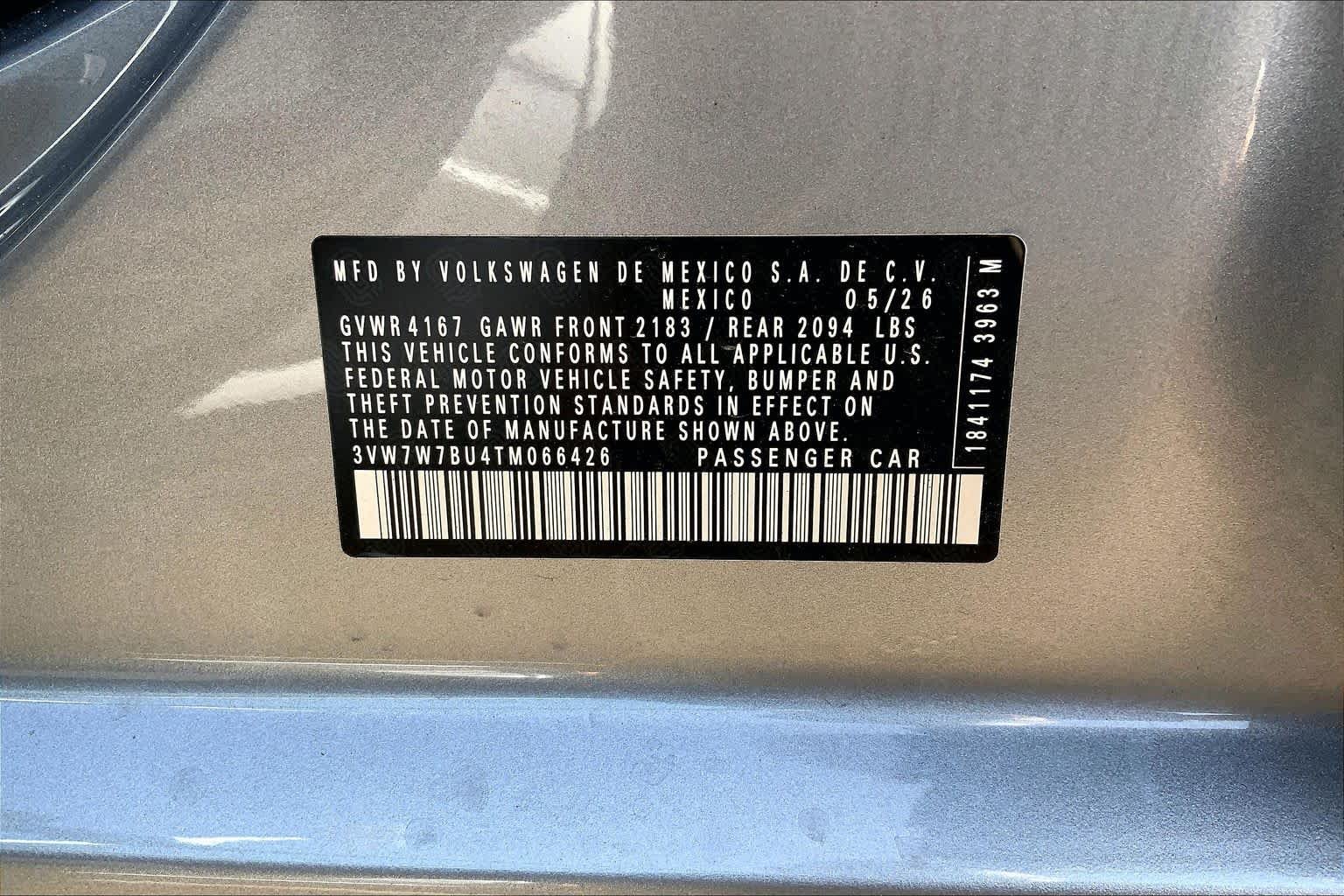 New 2026 Pyrite Silver Metallic Volkswagen SE image 21