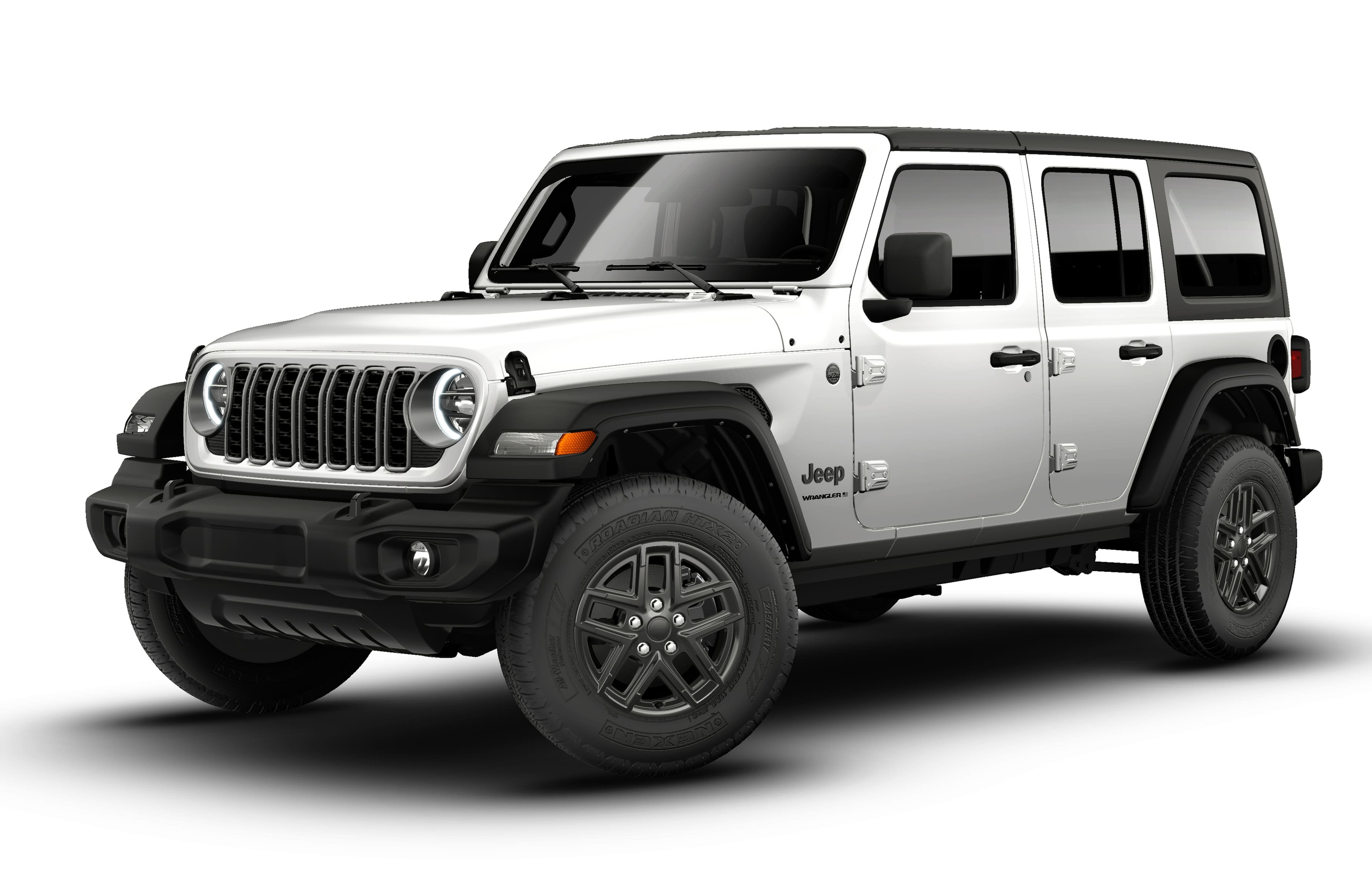 New 2026 Bright White Clear-Coat Exterior Paint Jeep Sport S image 27
