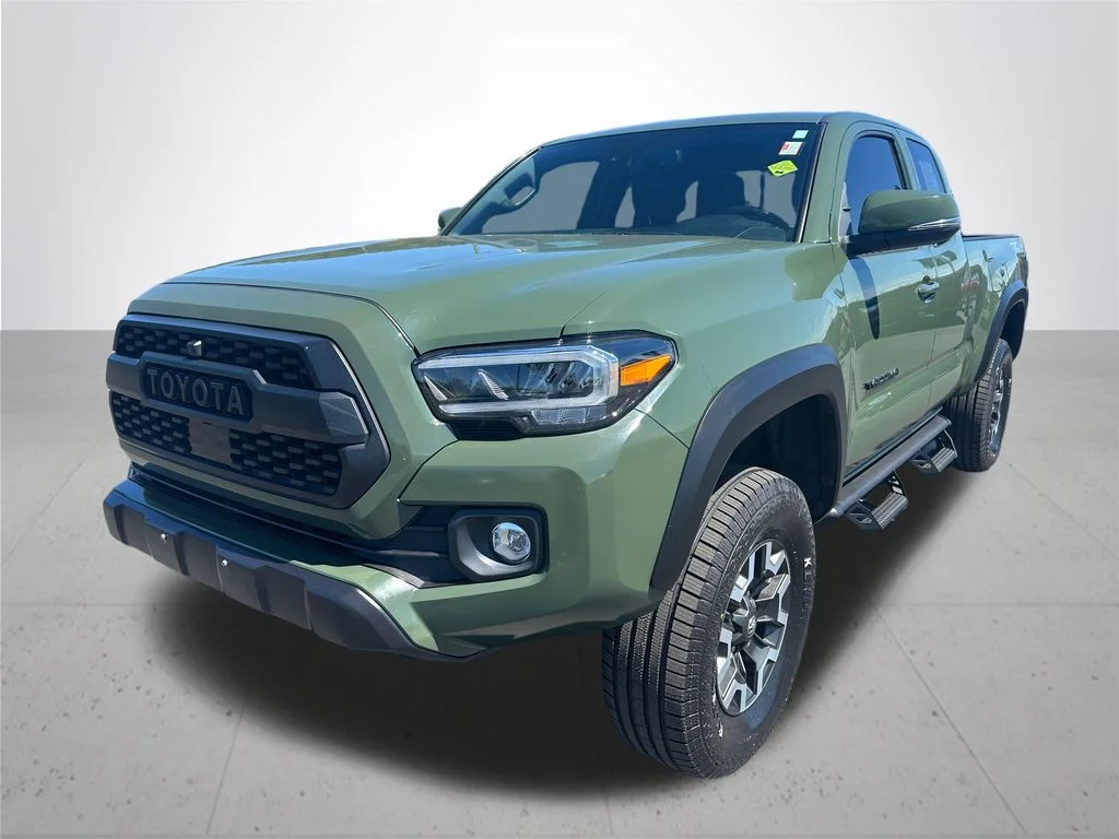 Used 2021 Green Toyota TRD Off-Road image 2