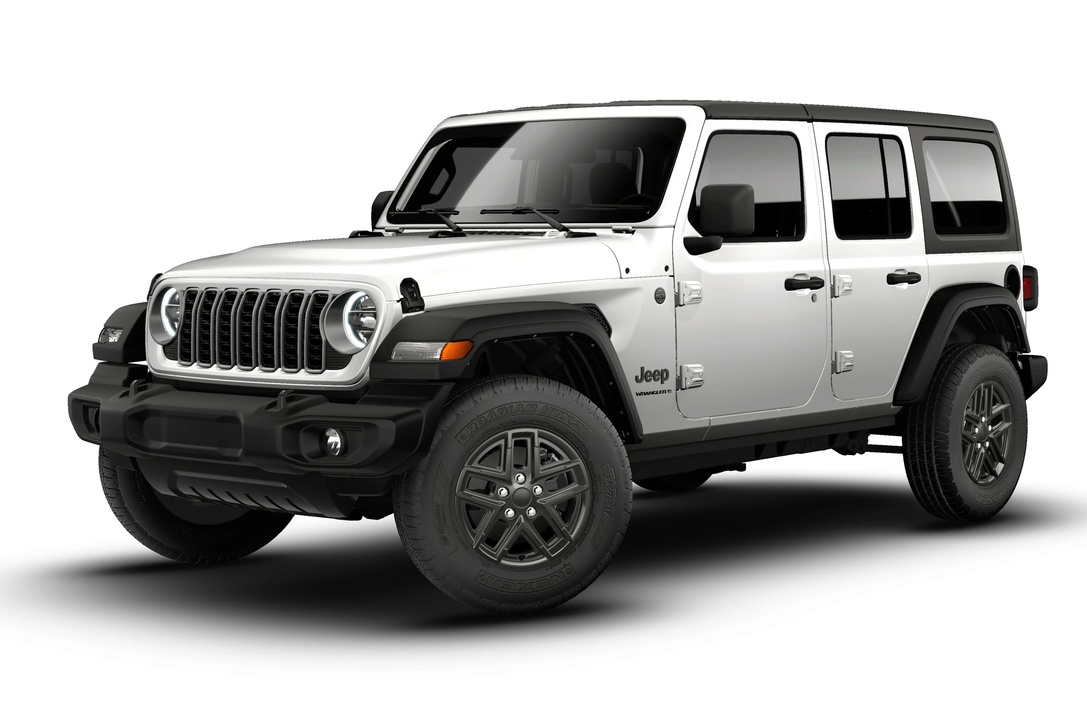 New 2026 Bright White Clear-Coat Exterior Paint Jeep Sport S image 13