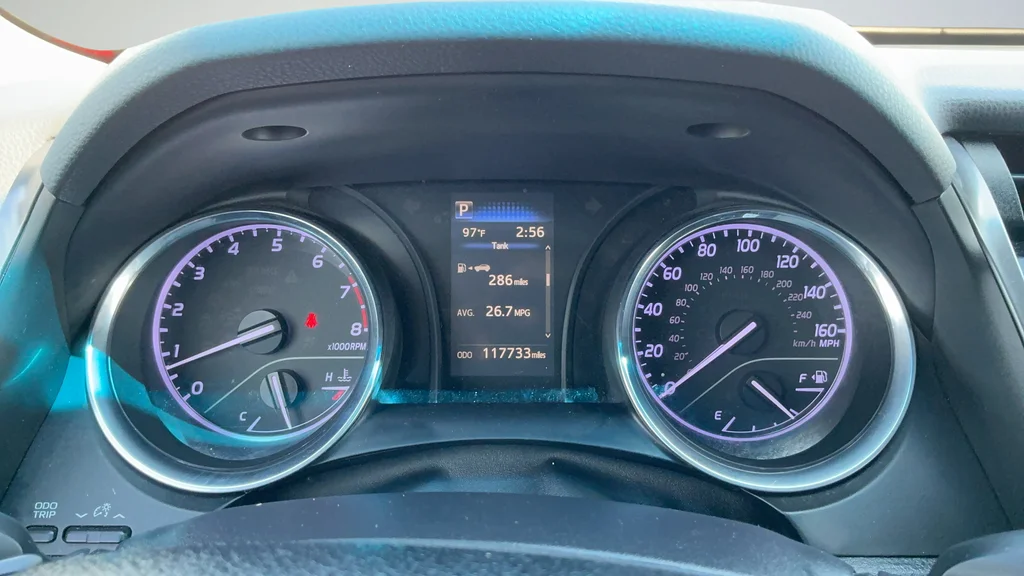 Used 2019 Red Toyota SE image 13
