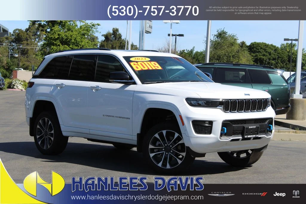 New 2023 White Jeep Overland 4xe image 1