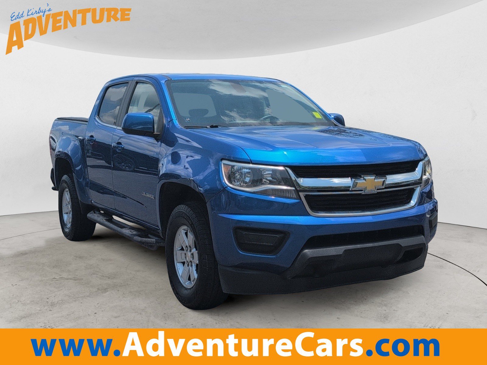 Used 2020 Kinetic Blue Metallic Chevrolet 2WD Work Truck image 1