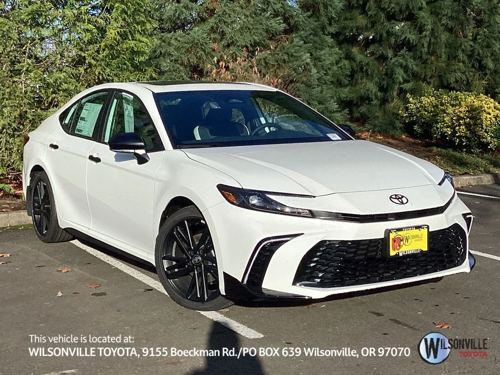 New 2026 White Toyota SE Nightshade image 1