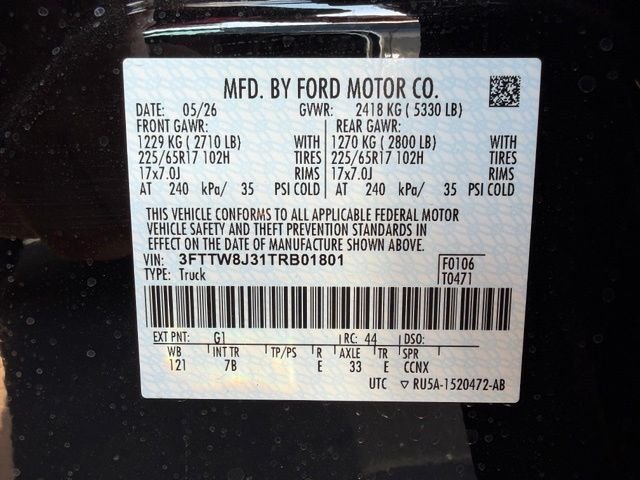 New 2026 Shadow Black Ford XLT image 46