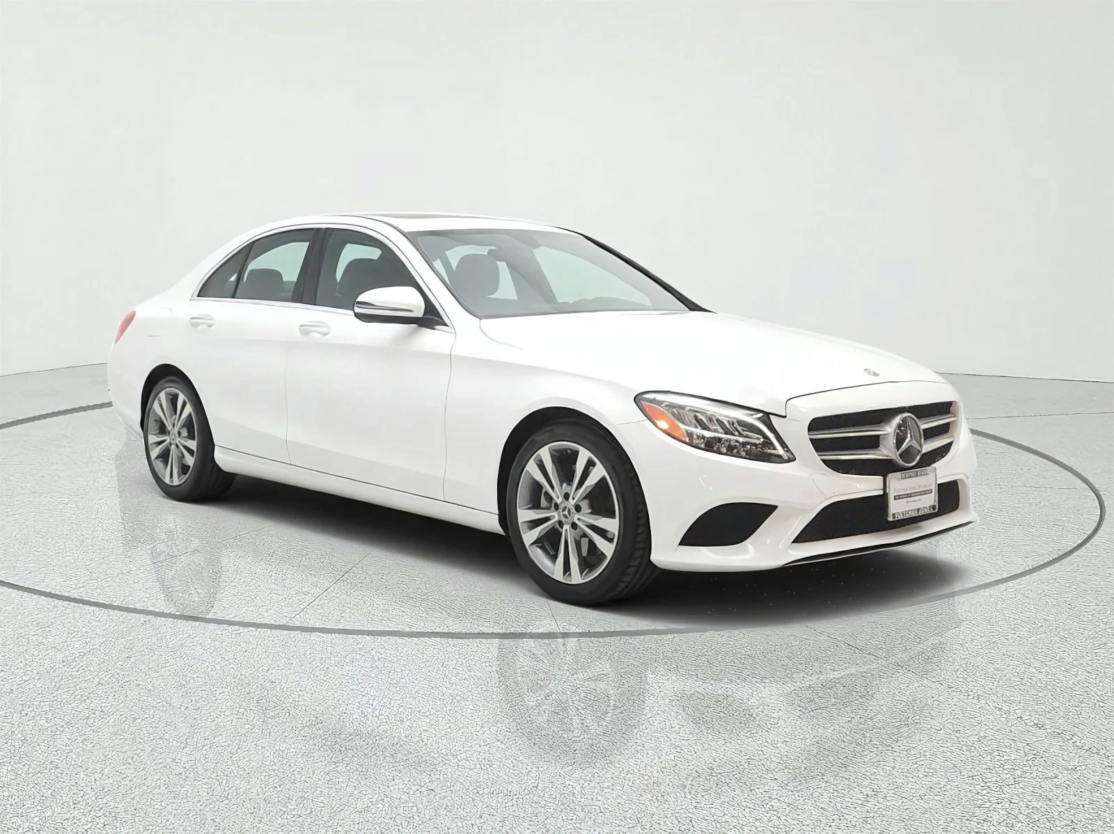Used 2020 Polar White Mercedes-Benz C 300 Sedan image 3