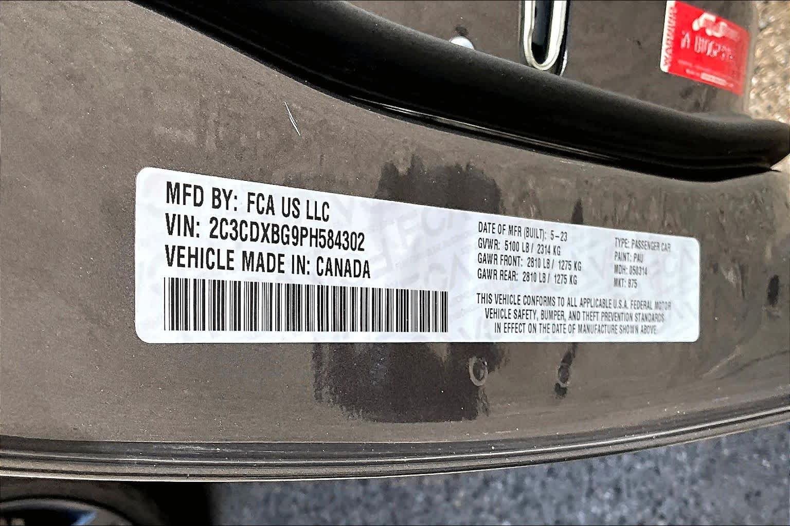 Used 2023 Granite Pearlcoat Dodge SXT image 36