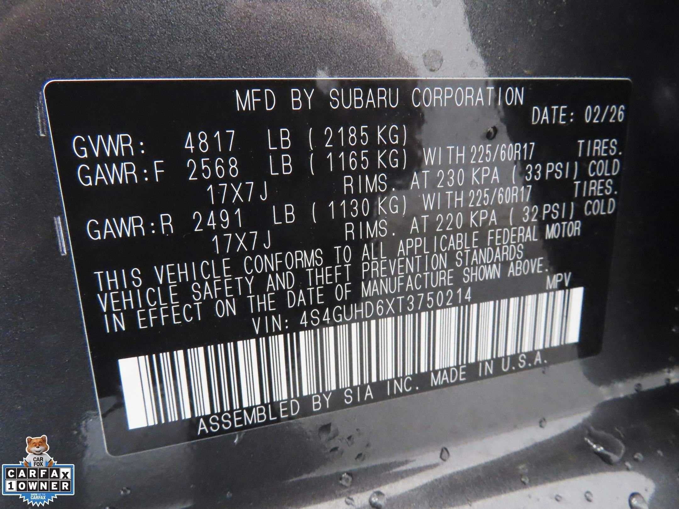 Used 2026 Gray Subaru Premium image 28