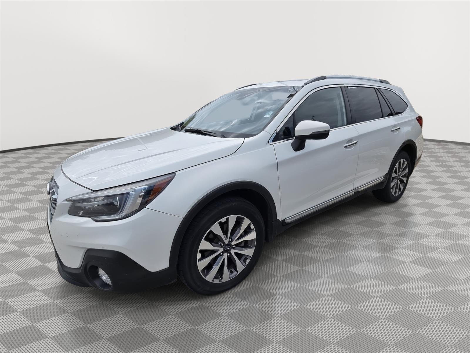 Used 2019 Crystal White Pearl Subaru Touring image 1