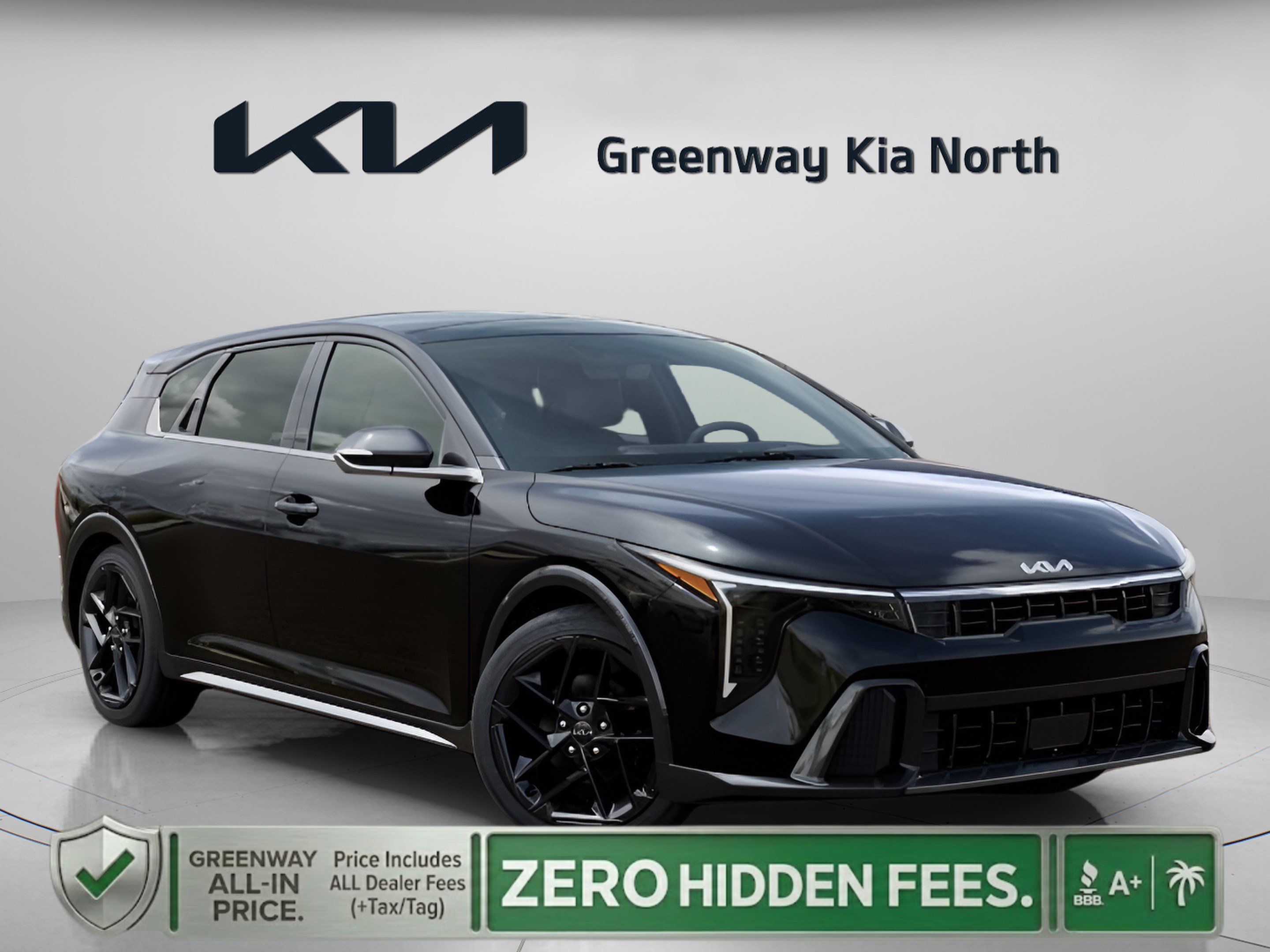 New 2026 Aurora Black Pearl Kia GT-Line Turbo image 1