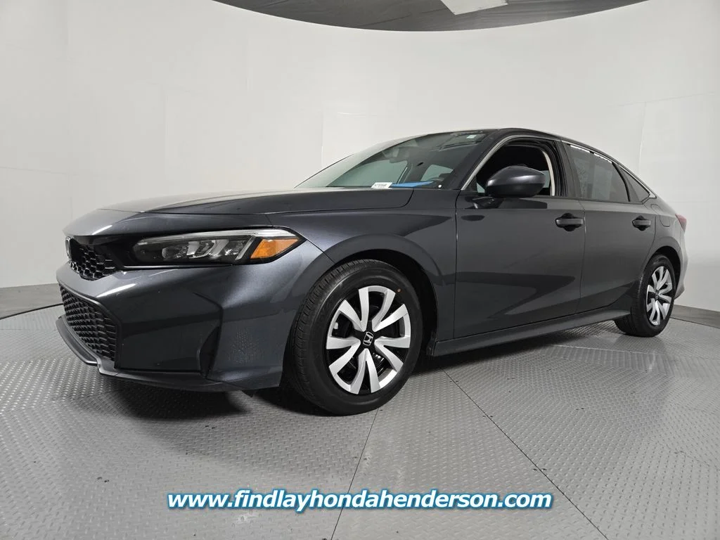 Certified Used 2025 Meteorite Gray Metallic Honda LX image 2