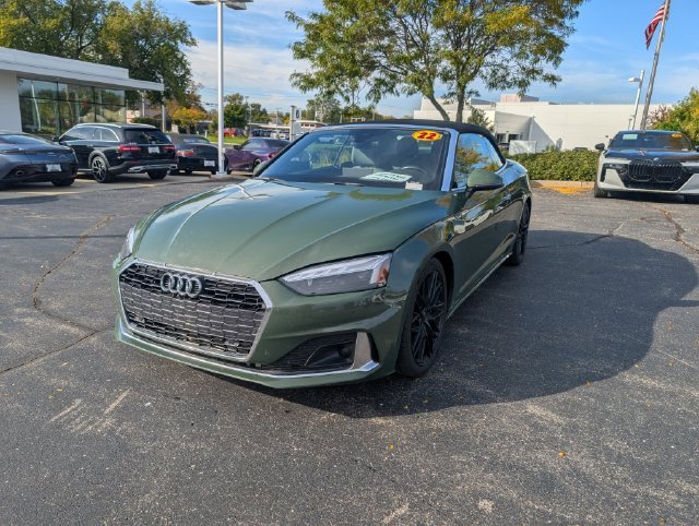 Used 2022 District Green Metallic/Black Roof Audi 45 Premium Plus image 10