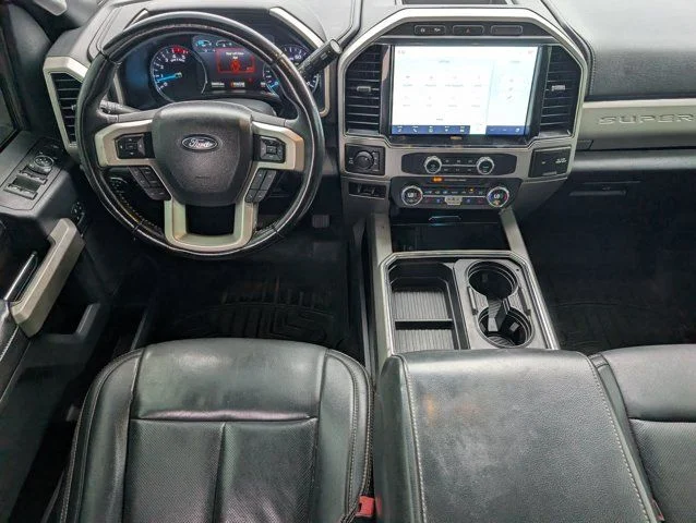Used 2022 White Metallic Ford Lariat image 6