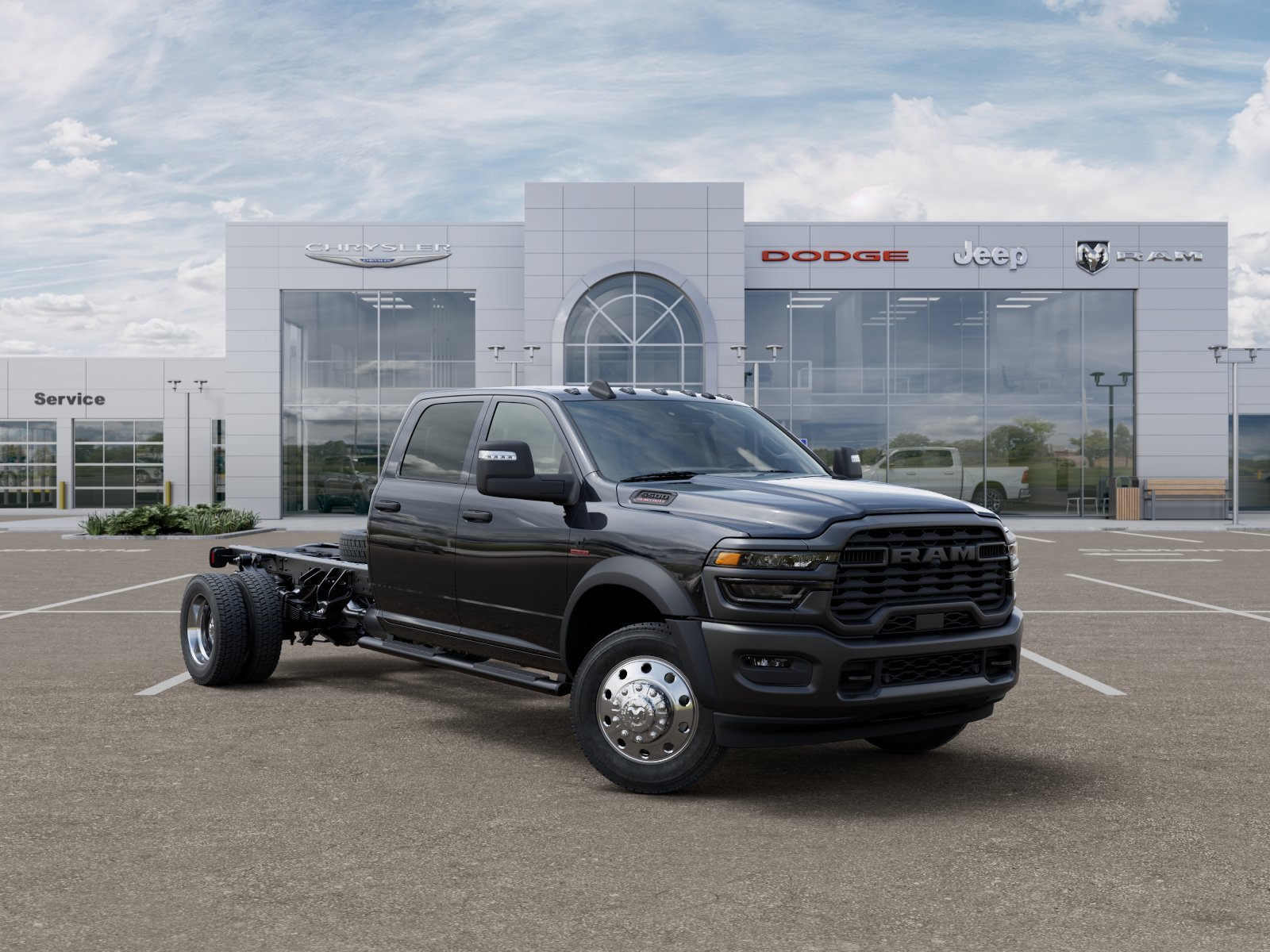New 2026 Diamond Black Crystal Pearl-Coat Exterior Paint RAM Tradesman image 31