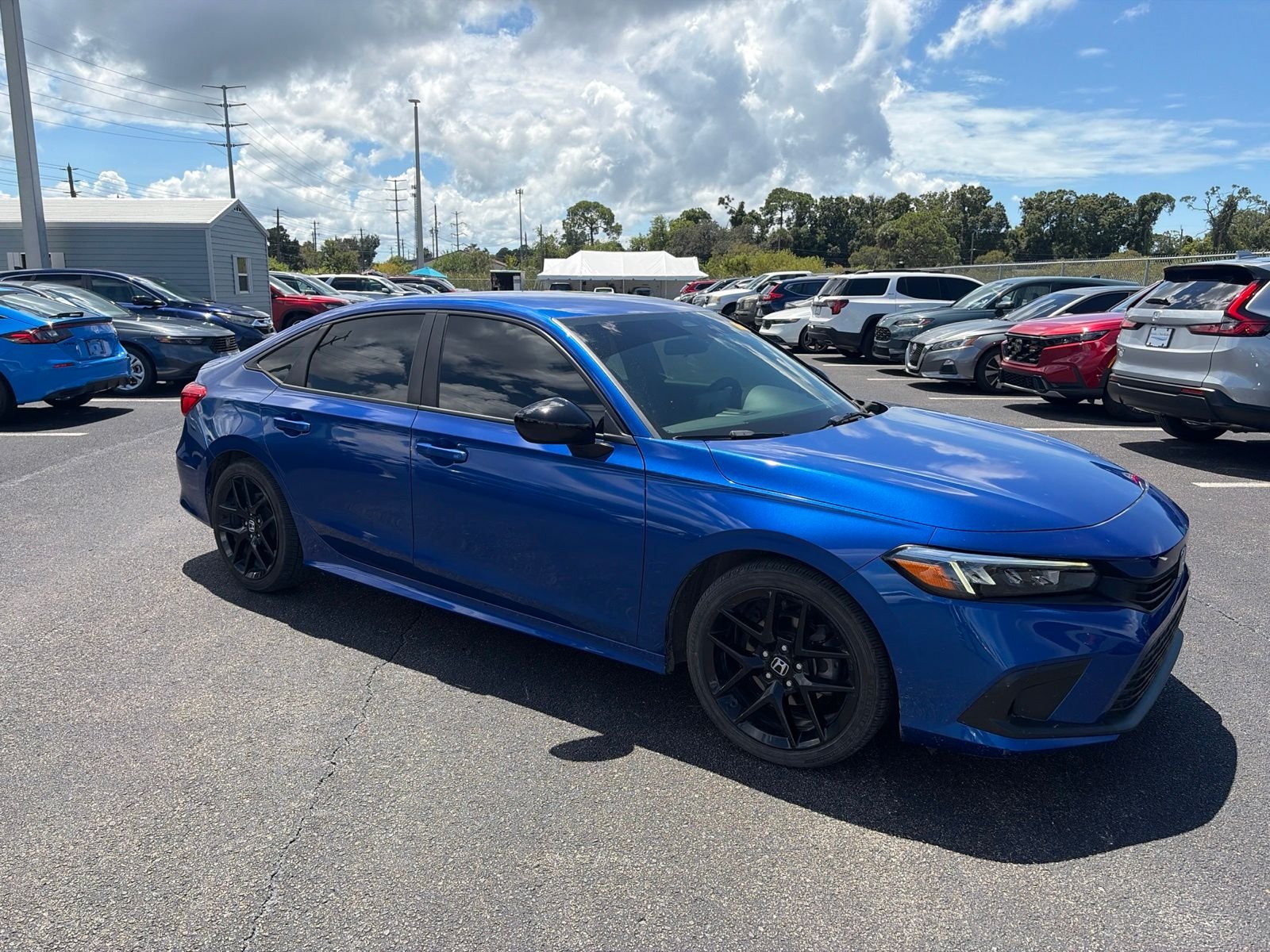 Used 2022 Blue Honda Sport image 1