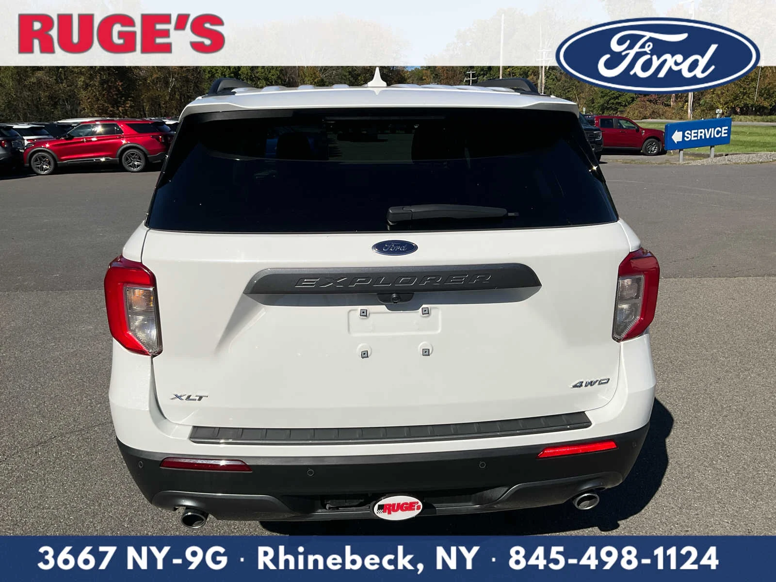 Used 2023 Star White Metallic Tri-Coat Ford XLT image 4
