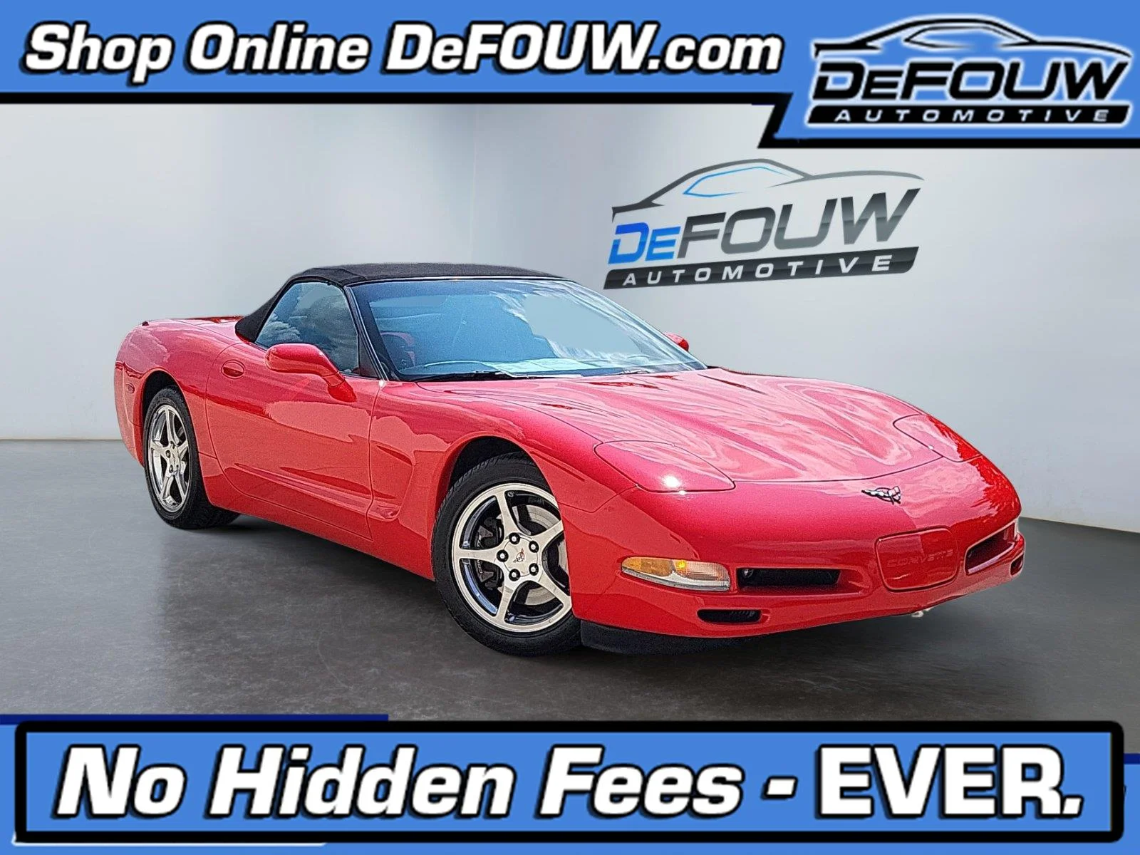 Used 2002 Torch Red Chevrolet CONVERTIBLE image 1