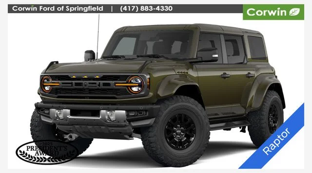 New 2026 Shelter Green Metallic Ford Raptor® image 1