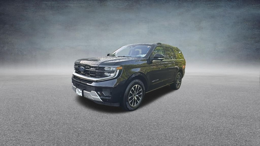 Used 2025 Black Metallic Ford Platinum image 2