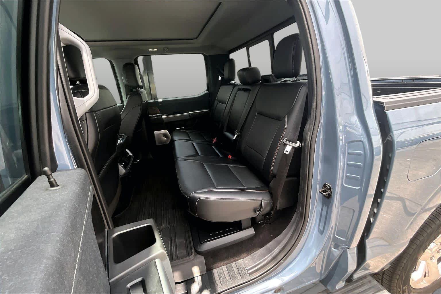Used 2023 Azure Gray Metallic Tri-Coat Ford LARIAT image 21