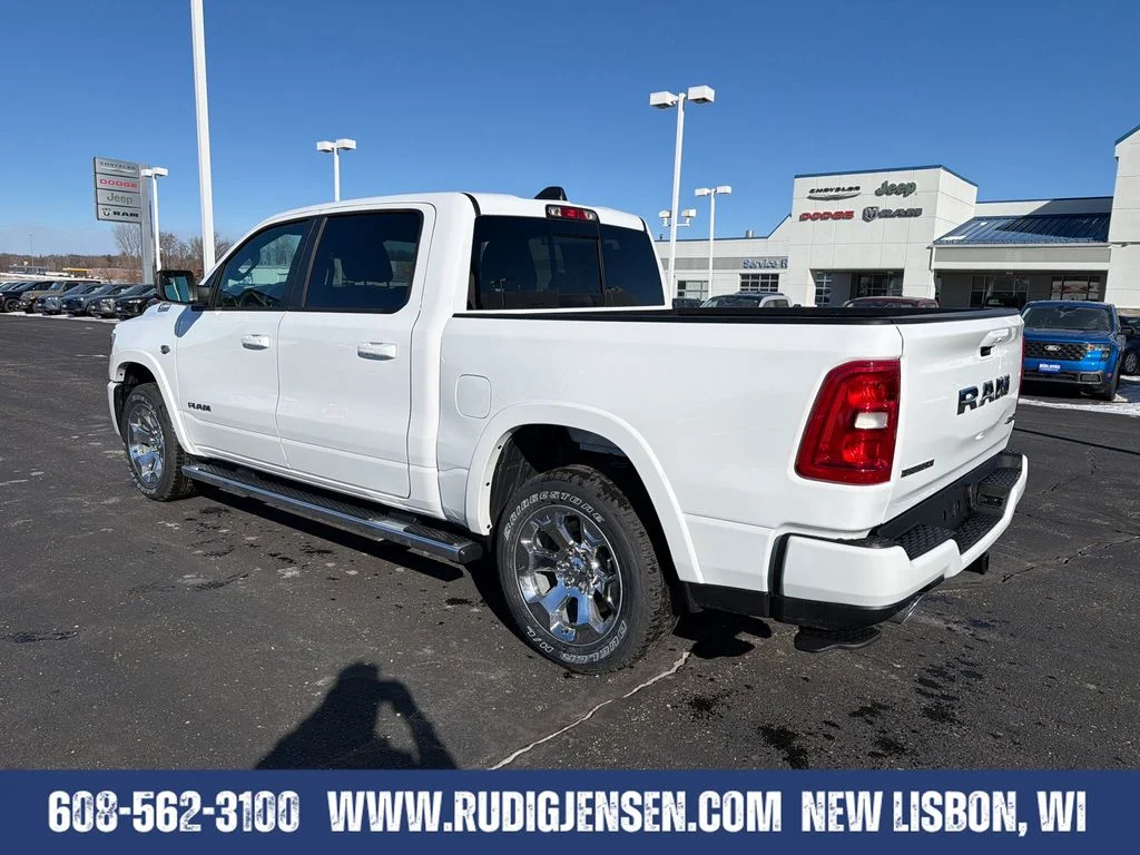 New 2026 Bright White Clearcoat RAM Big Horn/Lone Star image 3