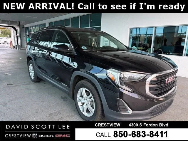 Used 2019 EBONY TWILIGHT METALLIC GMC SLE image 1