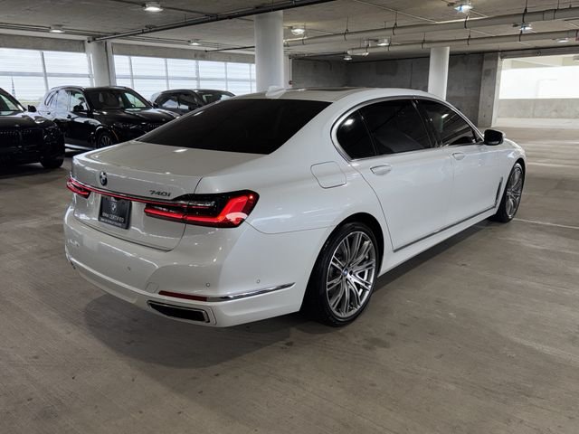 Certified Used 2022 Mineral White Metallic BMW 740i image 8