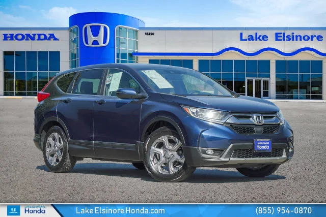 Used 2017 Obsidian Blue Pearl Honda EX-L image 1