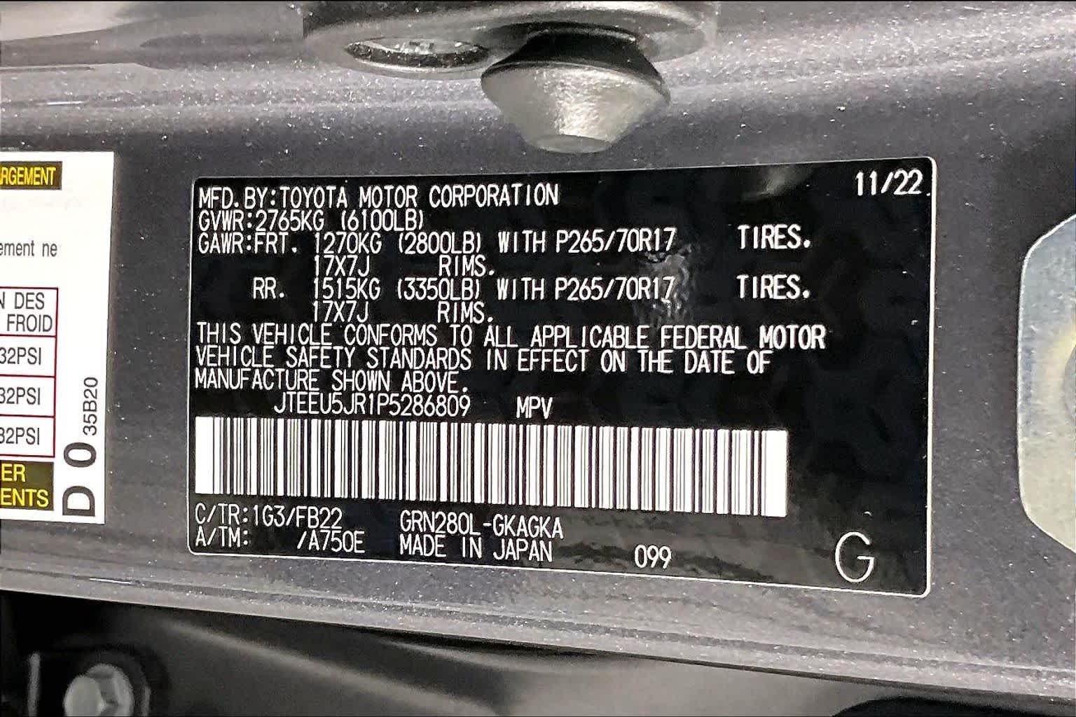 Used 2023 Magnetic Gray Metallic Toyota SR5 image 33