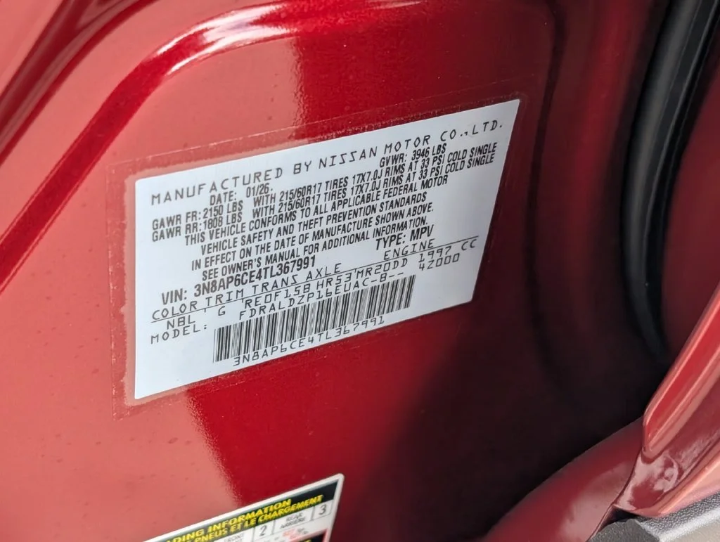 New 2026 Red Nissan SV image 15
